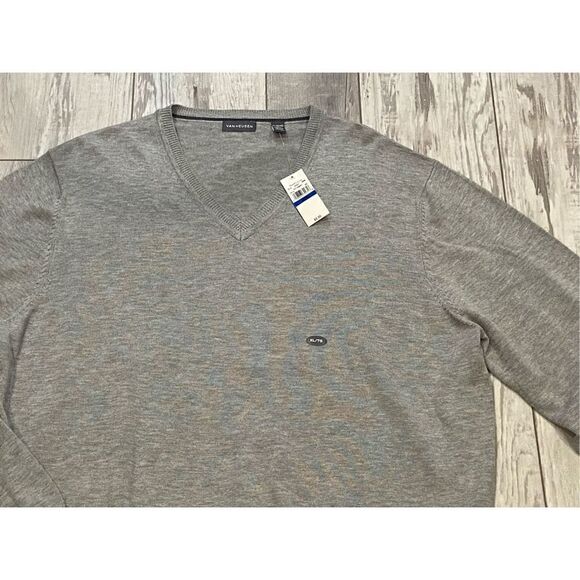 Van Heusen men’s gray sweater, size XL - Picture 2 of 7